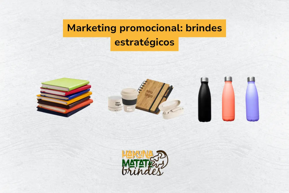 Kit de marketing promocional com brindes sustent&aacute;veis e personalizados para a&ccedil;&otilde;es institucionais.