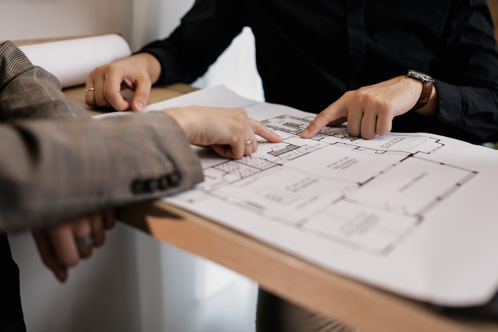 planta de imóvel representando os brindes para arquitetos