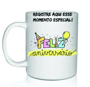 Caneca de Porcelana para Personalizar