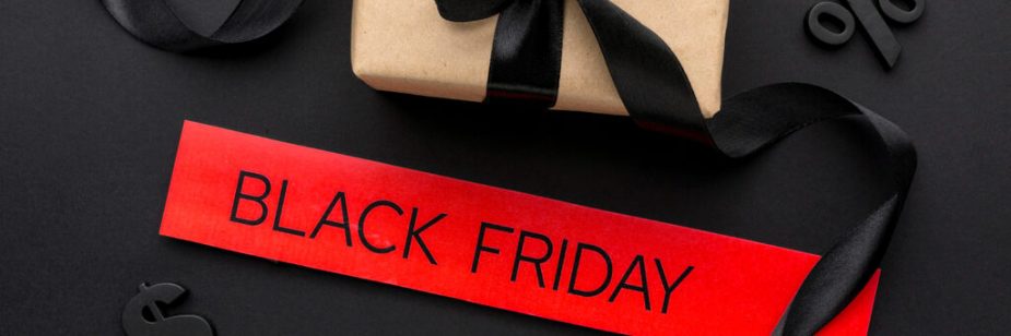 caixa com laço como brindes para black friday