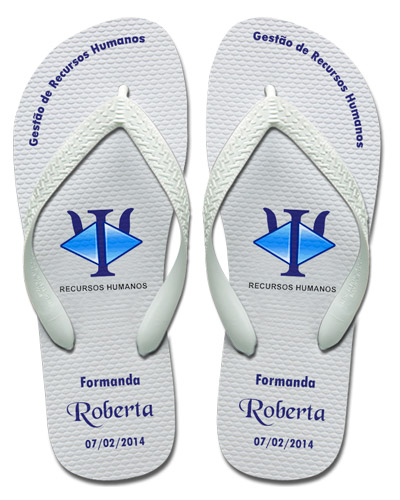 Chinelos Personalizados Formatura