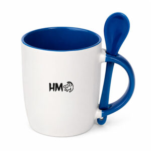 Caneca Cerâmica 350ml com Colher