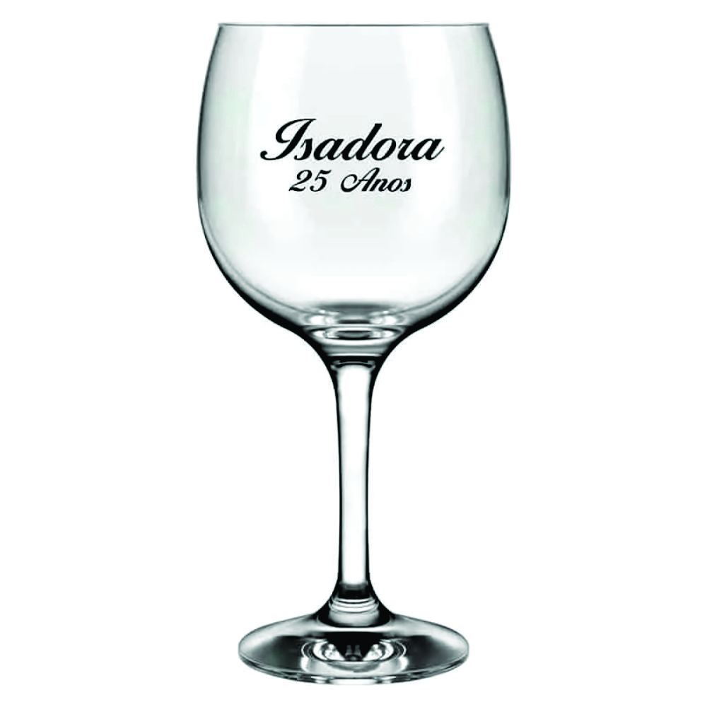 Taça de gin personalizada