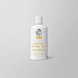 Álcool em Gel para Mãos Personalizados