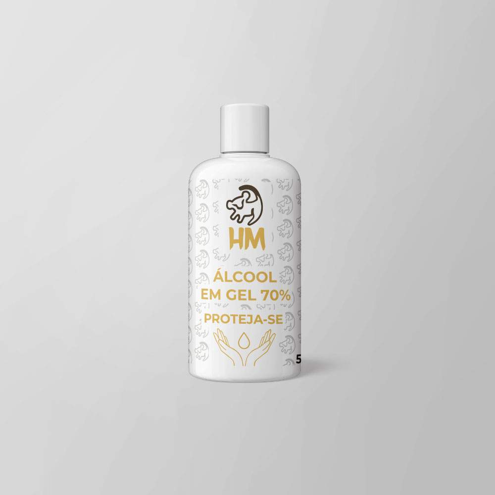 Álcool em Gel para Mãos Personalizados