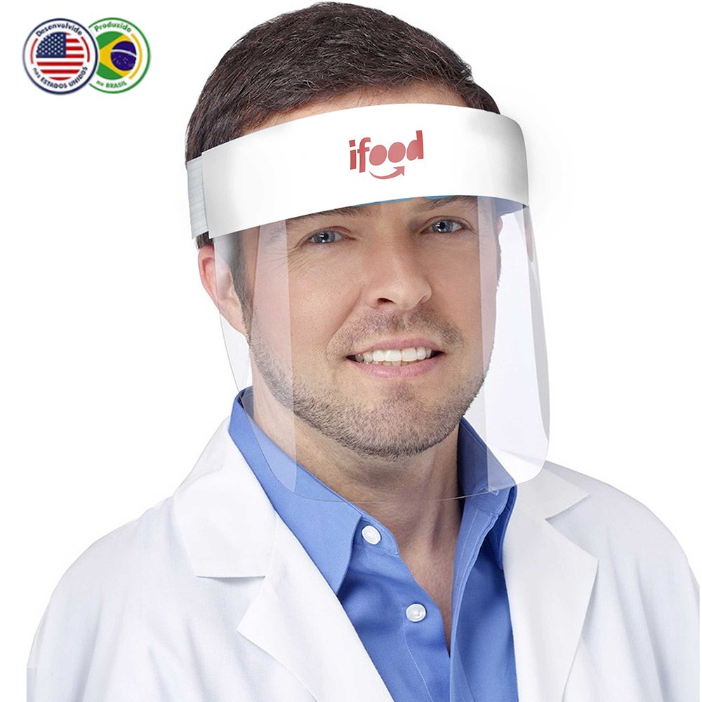 Protetor Facial Com Nome 30 unidades