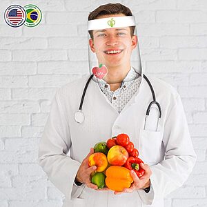 Protetor Facial com Logo 1 unidade
