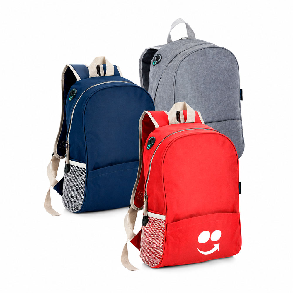 Mochila Com Saída para Fone de Ouvido