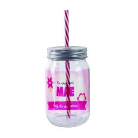 Caneca com Canudo Personalizado