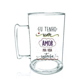 Caneca de Chopp Acrílico Personalizada