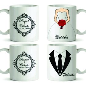 Canecas de Porcelana para Casamento