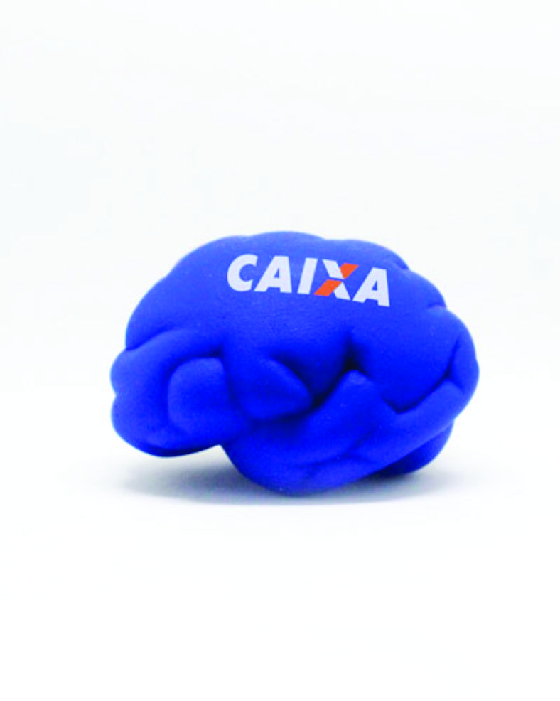 Cérebro Anti Stress de Vinil Personalizado