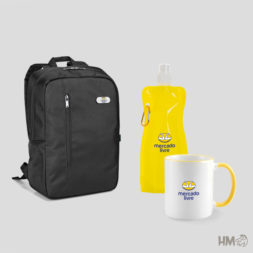 Kit Mochila Boas Vindas | HM Brindes Kit Mochila Boas Vindas