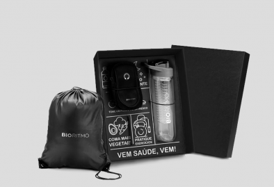 kit fitness com mochila