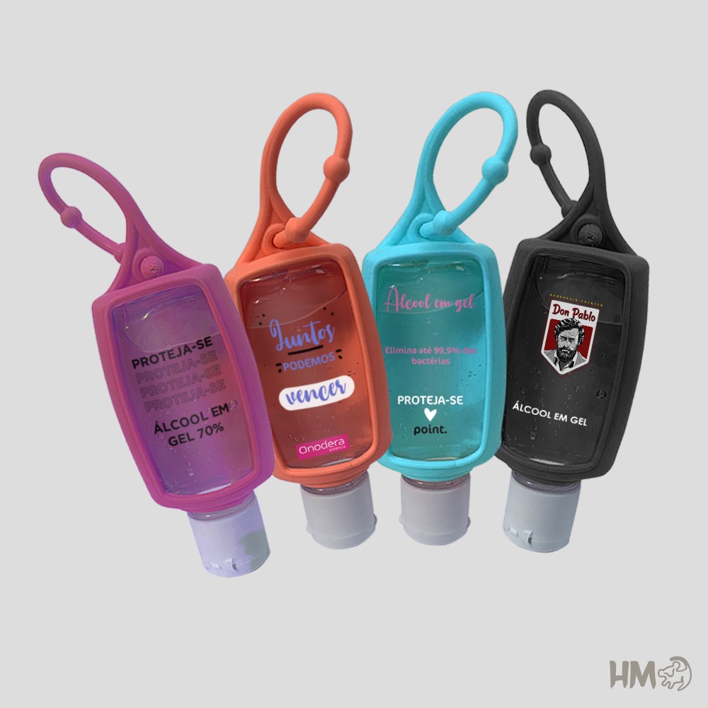 Álcool em Gel Personalizado | HM Brindes Álcool em Gel Personalizado