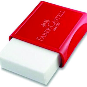 Borracha com capa plástica protetora