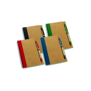 Caderno Cortiça com Porta Esferográfica