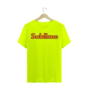 Camiseta Sublime Amarela