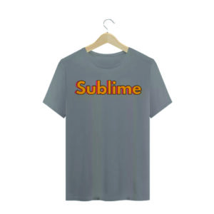 Camiseta Sublime Cinza