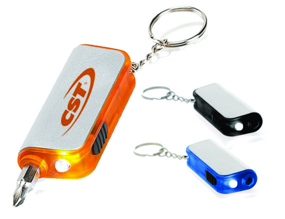 Chaveiro LED com Ferramenta