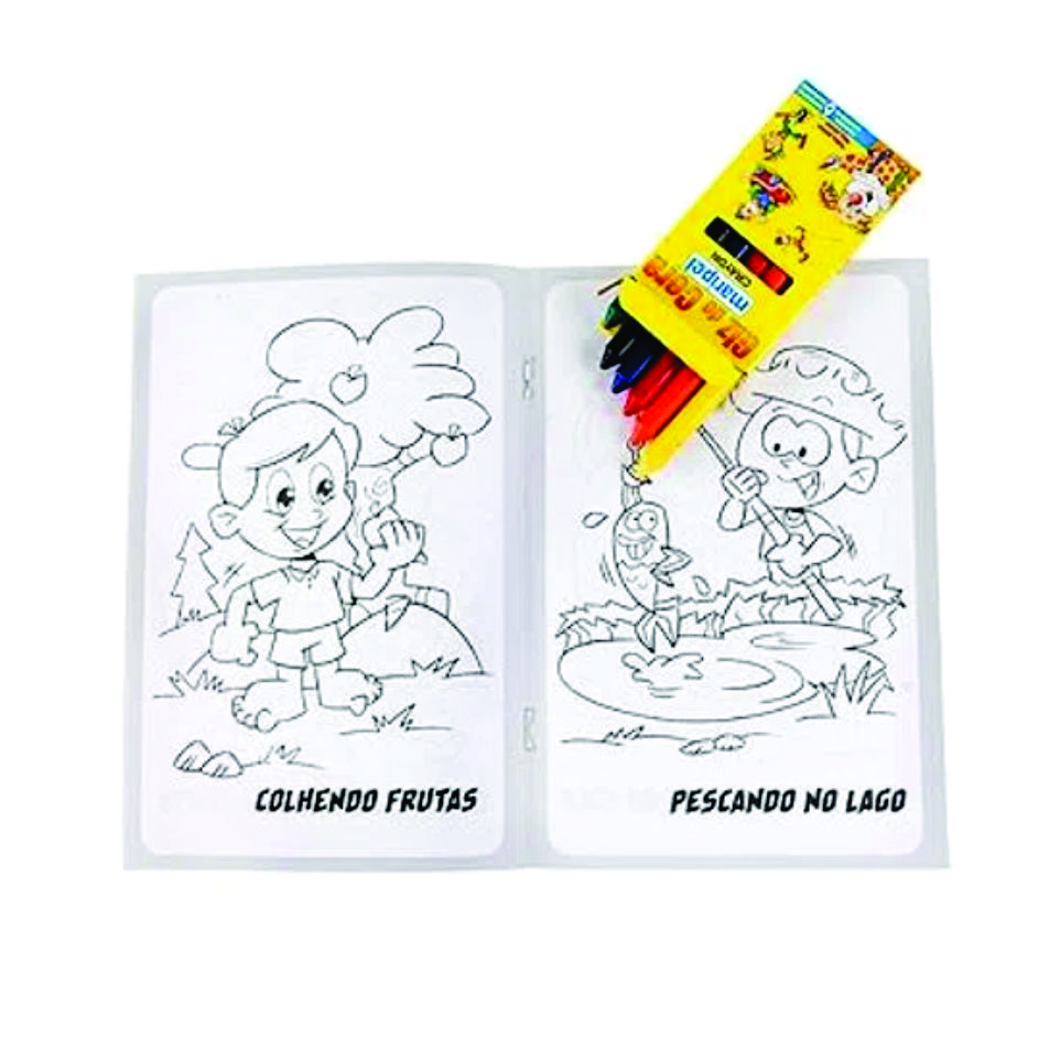 Caderno para Colorir Personalizado Infantil