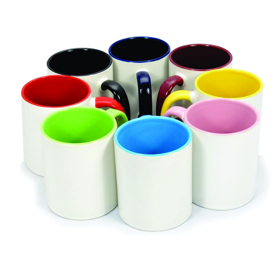 Caneca Cerâmica Colorida 350ml