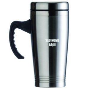 Caneca inox de 450ml