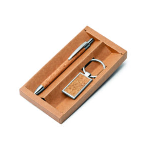 Caneta Chaveiro Cortiça