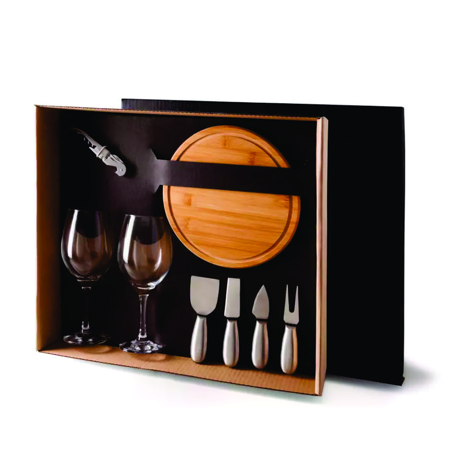 Kit Vinho e Queijo