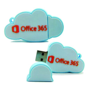 Pen Drive Nuvem Emborrachado 2D