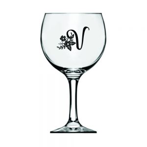 Taça de vidro personalizada 2
