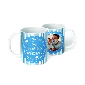 Caneca Personalizada Dia dos Pais com Foto