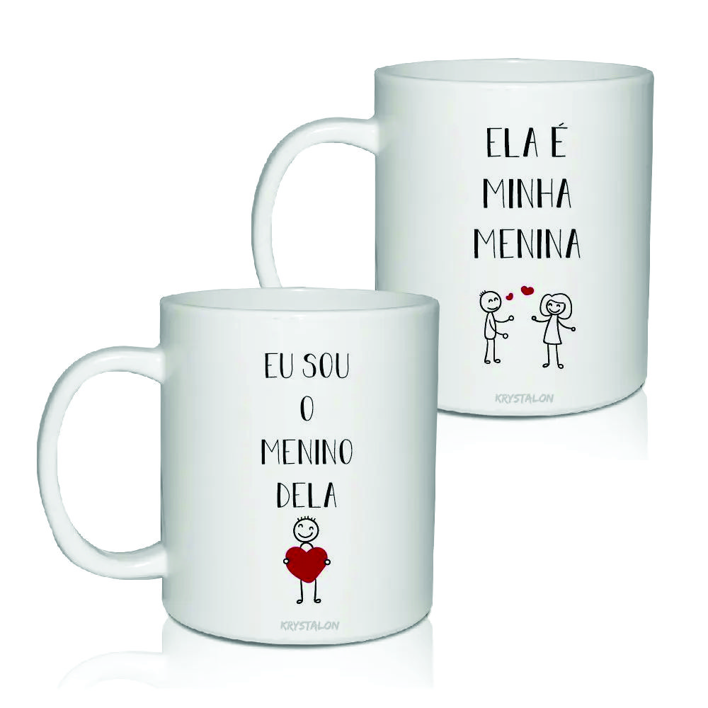 Caneca com nome casal personalizado