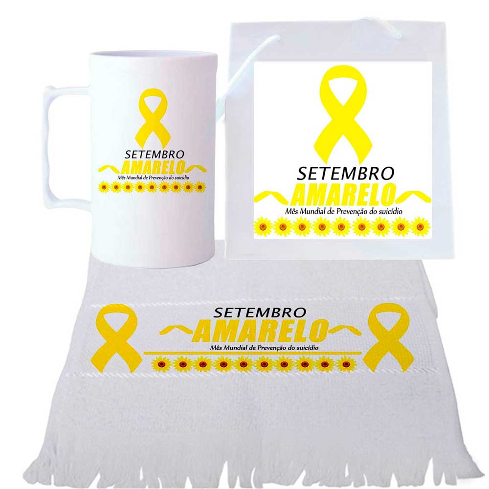 Kit Setembro Amarelo Personalizado