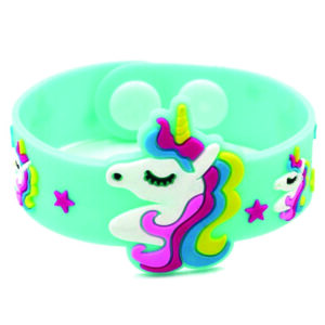 Pulseira Borracha Unicornio