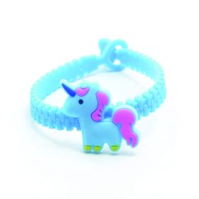 Pulseira Borracha Unicornio