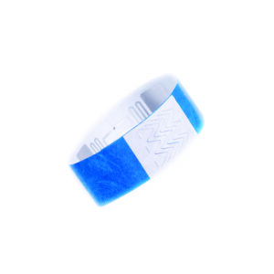 Pulseira TYVEK ajustavel com chip RFID NFC