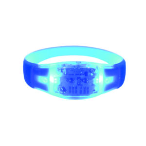 Pulseira com LED Colorido Ativada por som/música