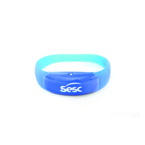 Pulseira com LED Slim Ativada por movimento ou som