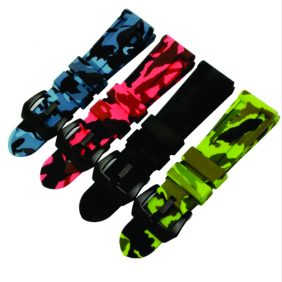 Pulseira de Borracha Camuflada