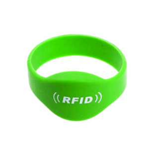 Pulseira de silicone ajustável com chip RFID NFC Brinde