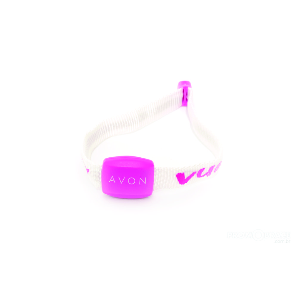 Pulseira em Nylon com LED Ativada por controle remoto