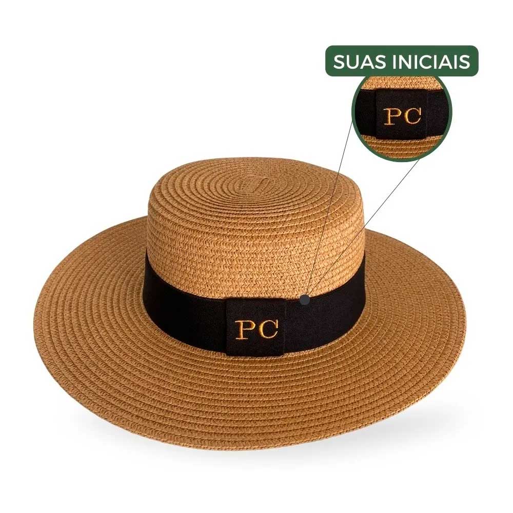 Chapeu Personalizado com Iniciais