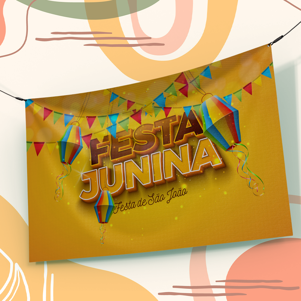 Bandeira Personalizada Festa Junina