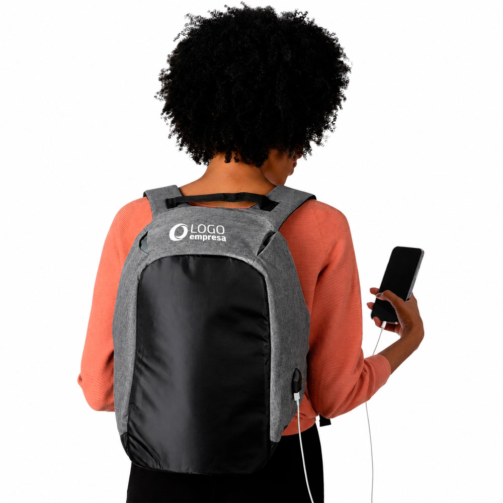 Mochila Antifurto Notebook Personalizada