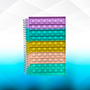 Caderno Pop It Anti Stress