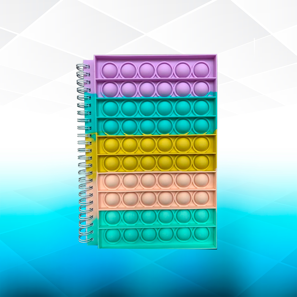Caderno Pop It Anti Stress