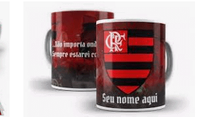 Caneca Personalizada do Flamengo com Foto