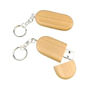 Chaveiro Pen Drive em Madeira