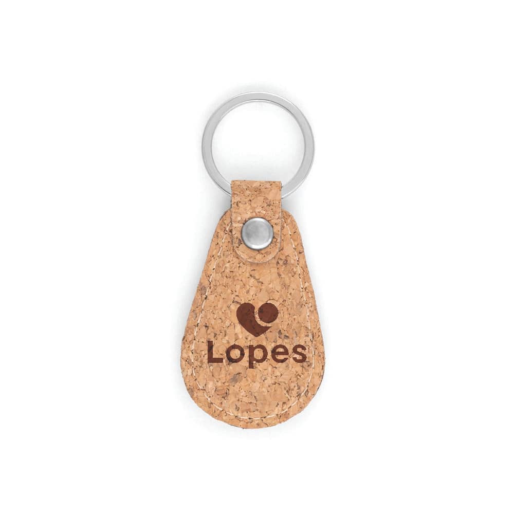 Chaveiro de Cortiça Personalizado